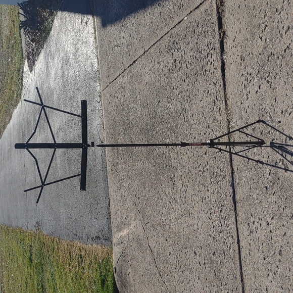 Sheet music stand foldable portable travel with tote bag metal tripod On Stage - Picture 2 of 12